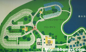 舞洲オートキャンプ場  マップ