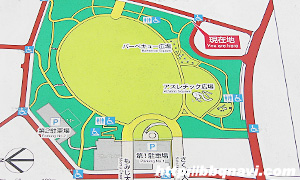大島小松川公園　園内マップ